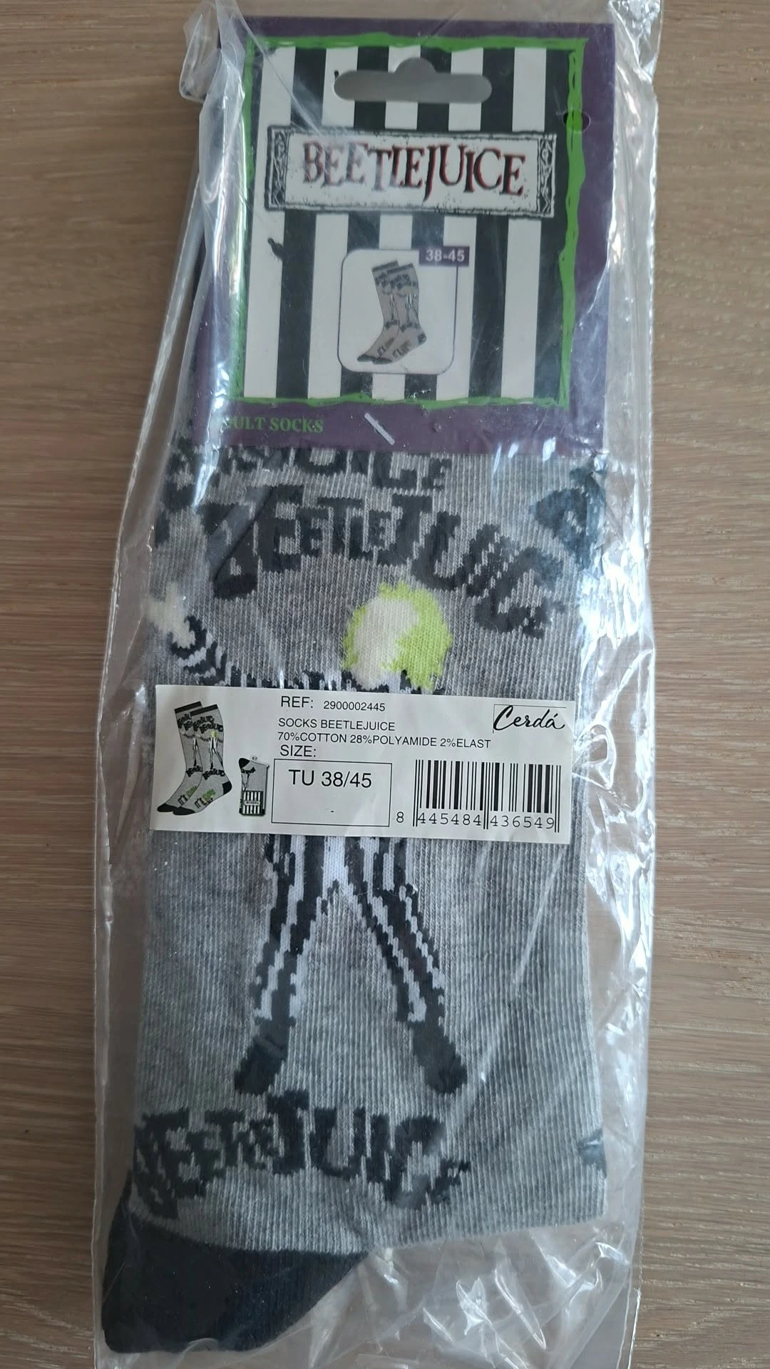 Sokken Beetlejuice maat 38-45
